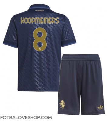 Juventus Teun Koopmeiners #8 Dětské Alternativní Dres 2024-25 Krátký Rukáv (+ trenýrky)